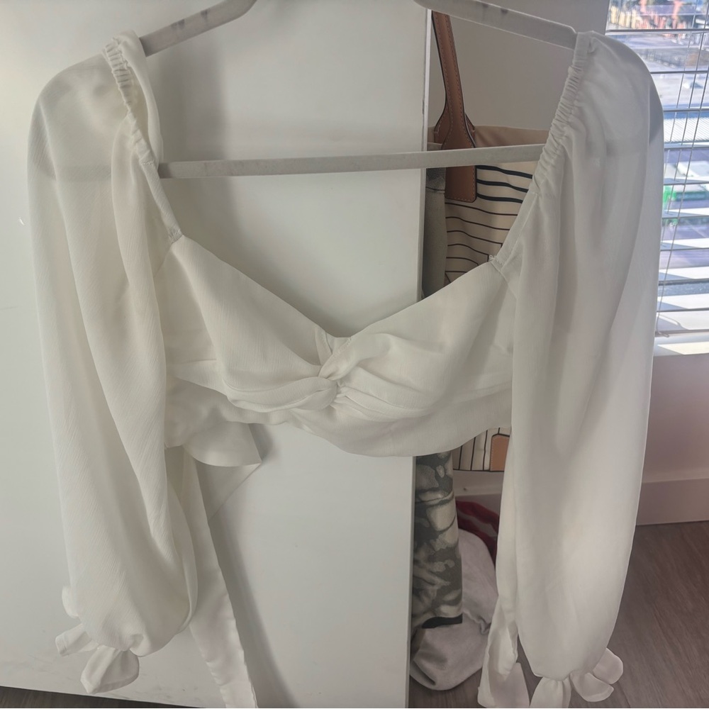 White Princess Polly Top
